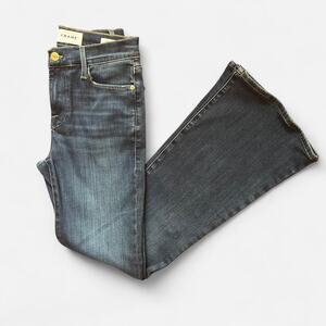 Frame high rise flared jeans